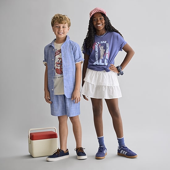 Thereabouts Little & Big Kid Boys Crew Neck Short Sleeve Regular Fit Graphic T-Shirt