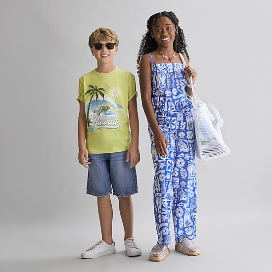 Thereabouts Little & Big Kid Boys Adjustable Waist Denim Short