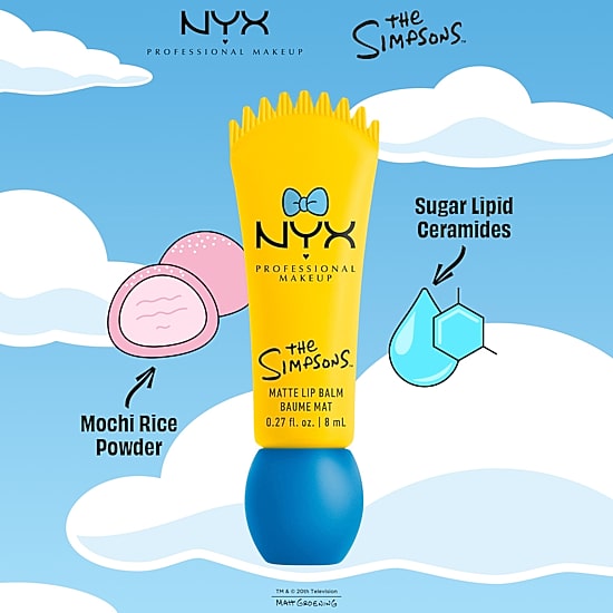 NYX Professional Makeup Simpsons Collab Smushy Matte Lip Balm