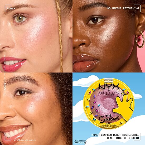 NYX Professional Makeup Simpsons Collab Maggie Bow Makeup Sponge