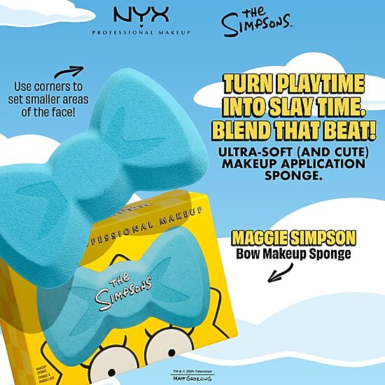 NYX Professional Makeup Simpsons Collab Maggie Bow Makeup Sponge