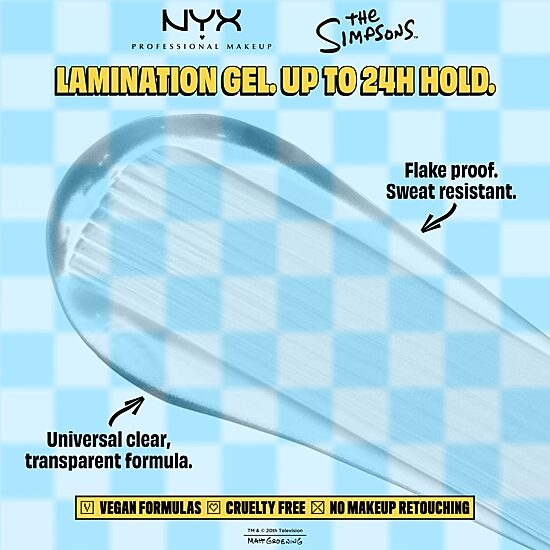 NYX Professional Makeup Simpsons Collab Marge Mega Glue 2-in-1 Brow & Hair Styler