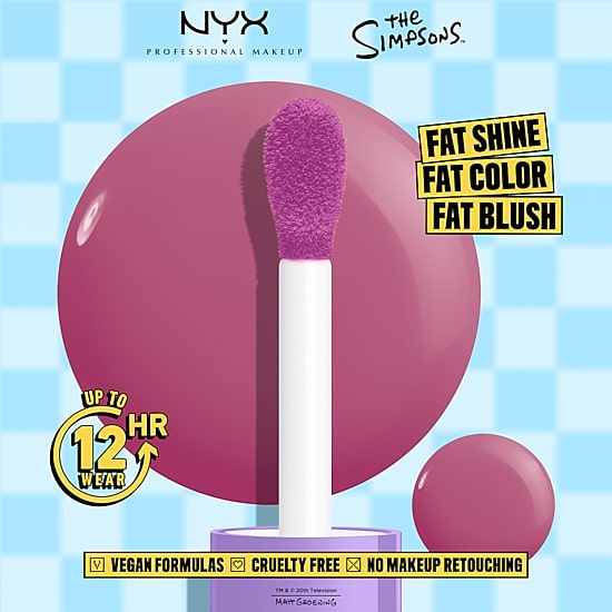 NYX Professional Makeup Simpsons Collab Saucy Sisters' Fat Cheeks Juicy Liquid Blush