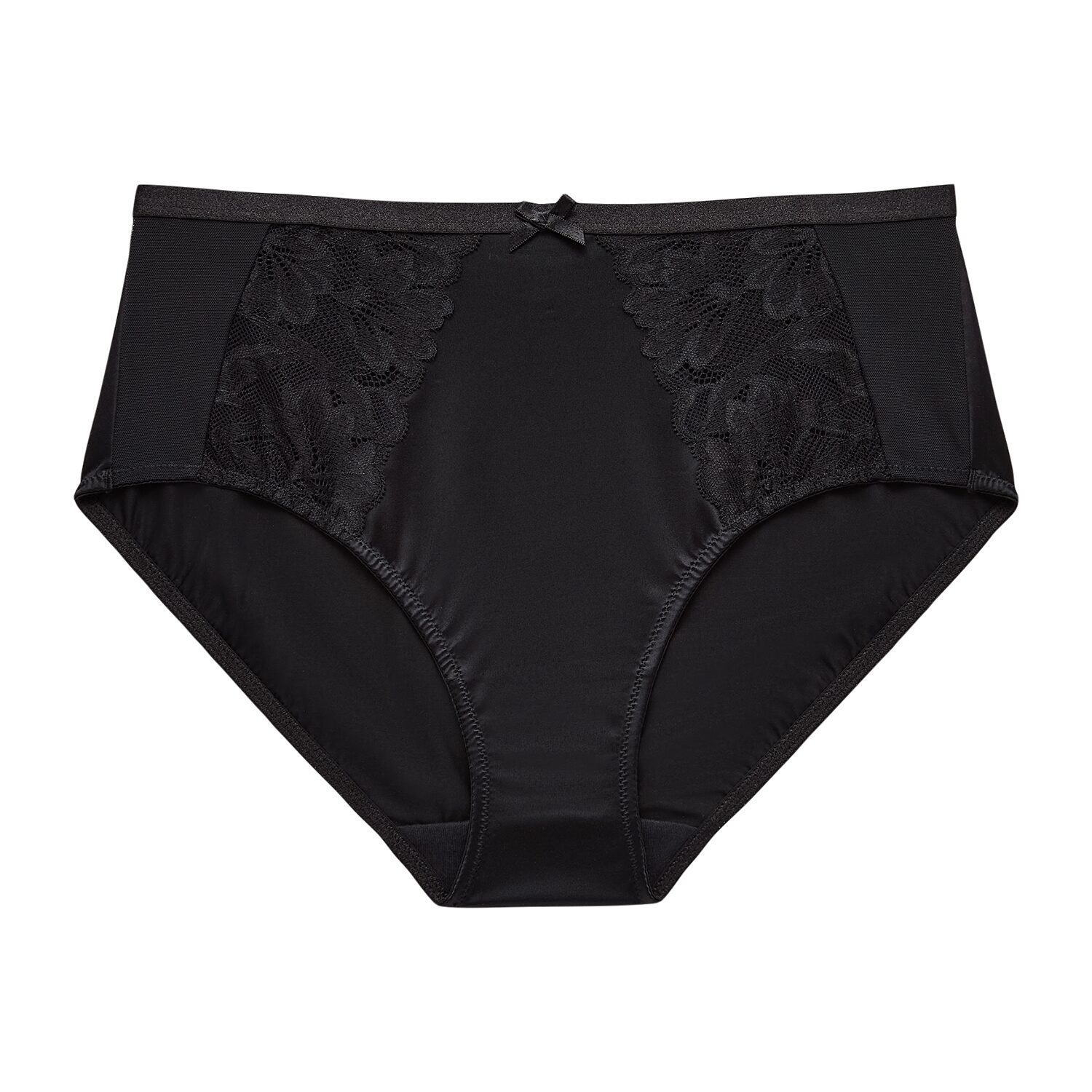 Ambrielle Tulip Lace Shine Brief Panty
