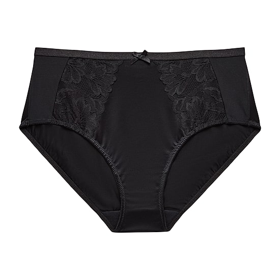 Ambrielle Tulip Lace Shine Brief Panty