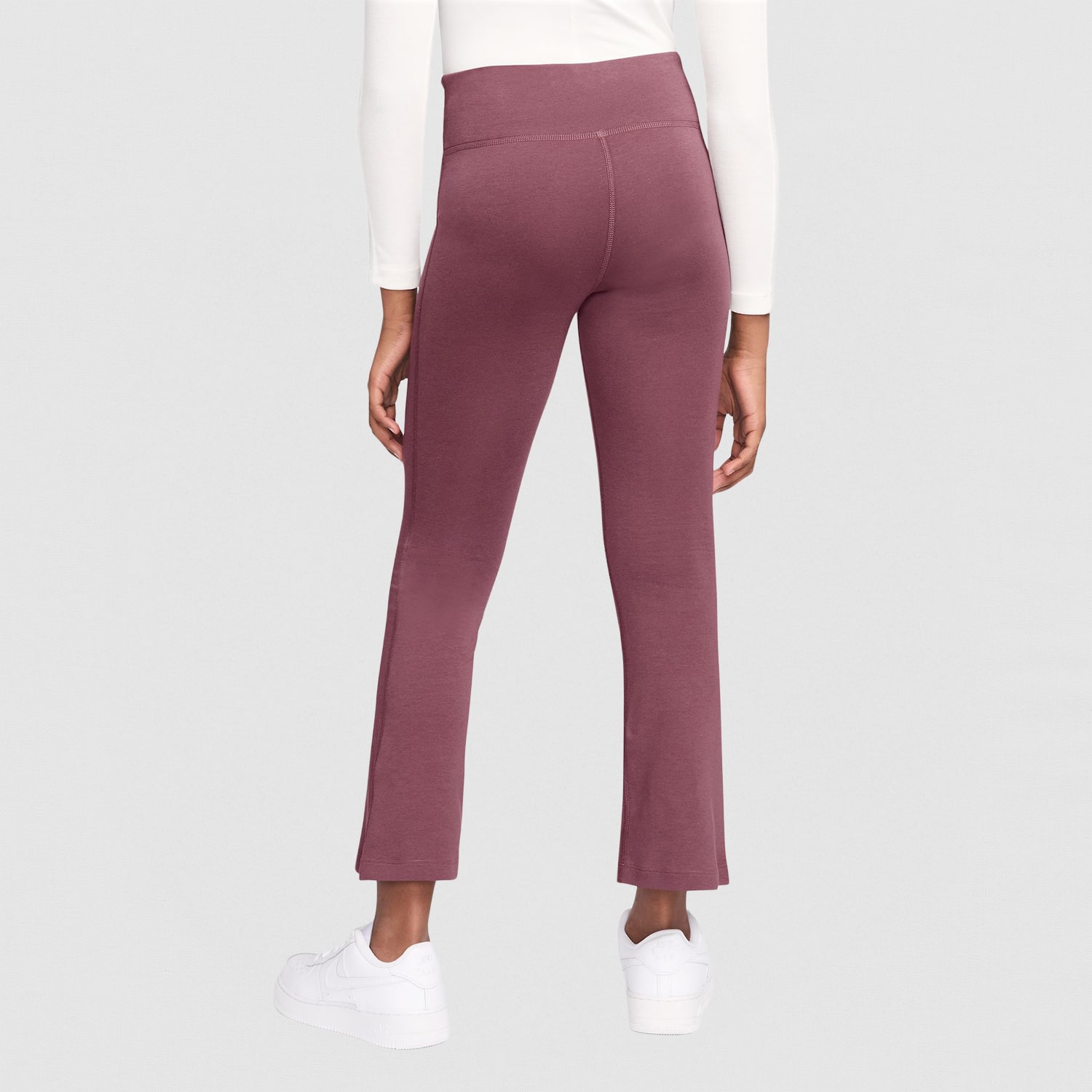 Nike Big Kid Girls High Rise Knit Active Flare Full Length Leggings