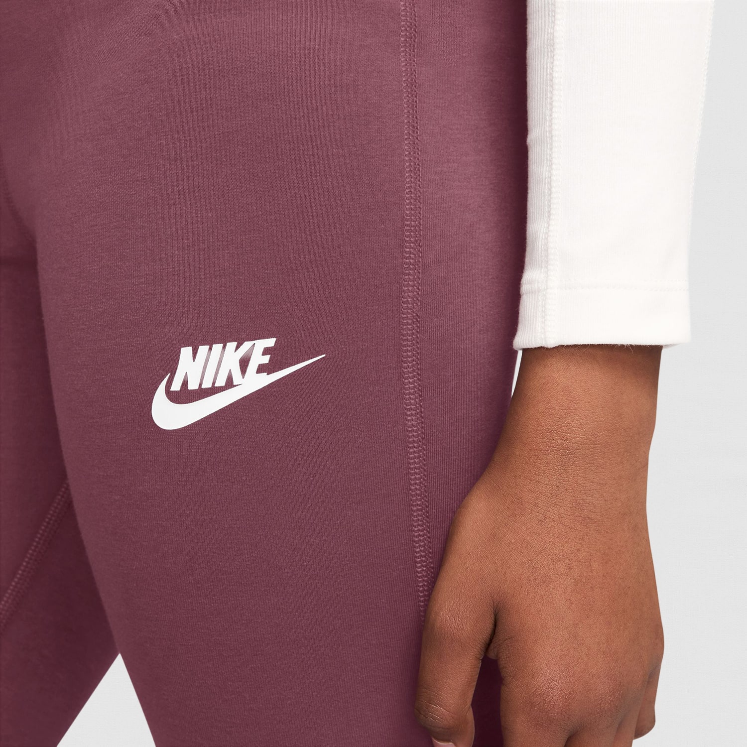 Nike Big Kid Girls High Rise Knit Active Flare Full Length Leggings