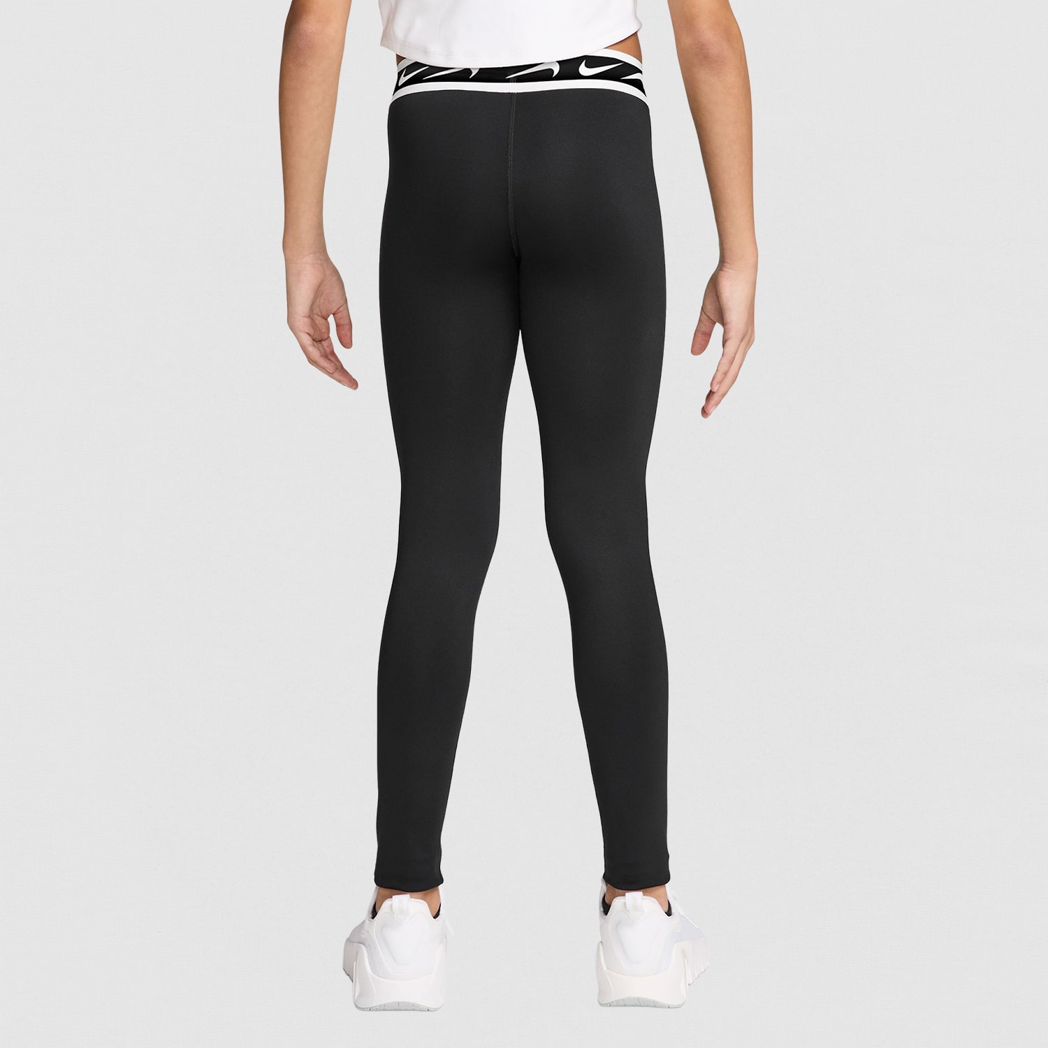 Nike Big Kid Girls Mid Rise Active Slim Full Length Leggings