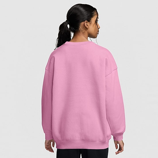 Nike Studio Big Kid Girls Crew Neck Fleece Long Sleeve Sweatshirt