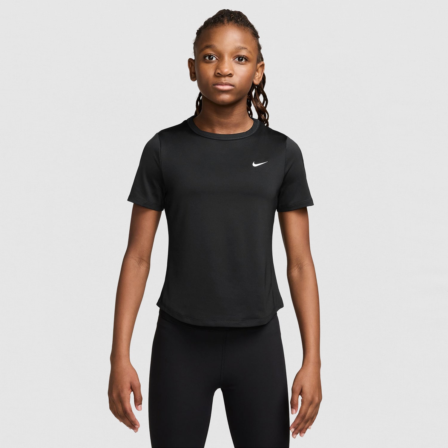 Nike Big Kid Girls Crew Neck Long Sleeve Active T-Shirt