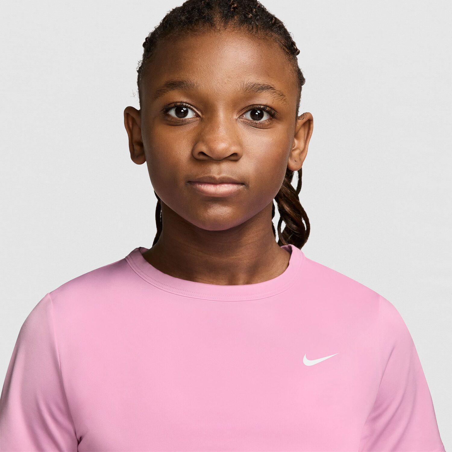 Nike Big Kid Girls Crew Neck Long Sleeve Active T-Shirt