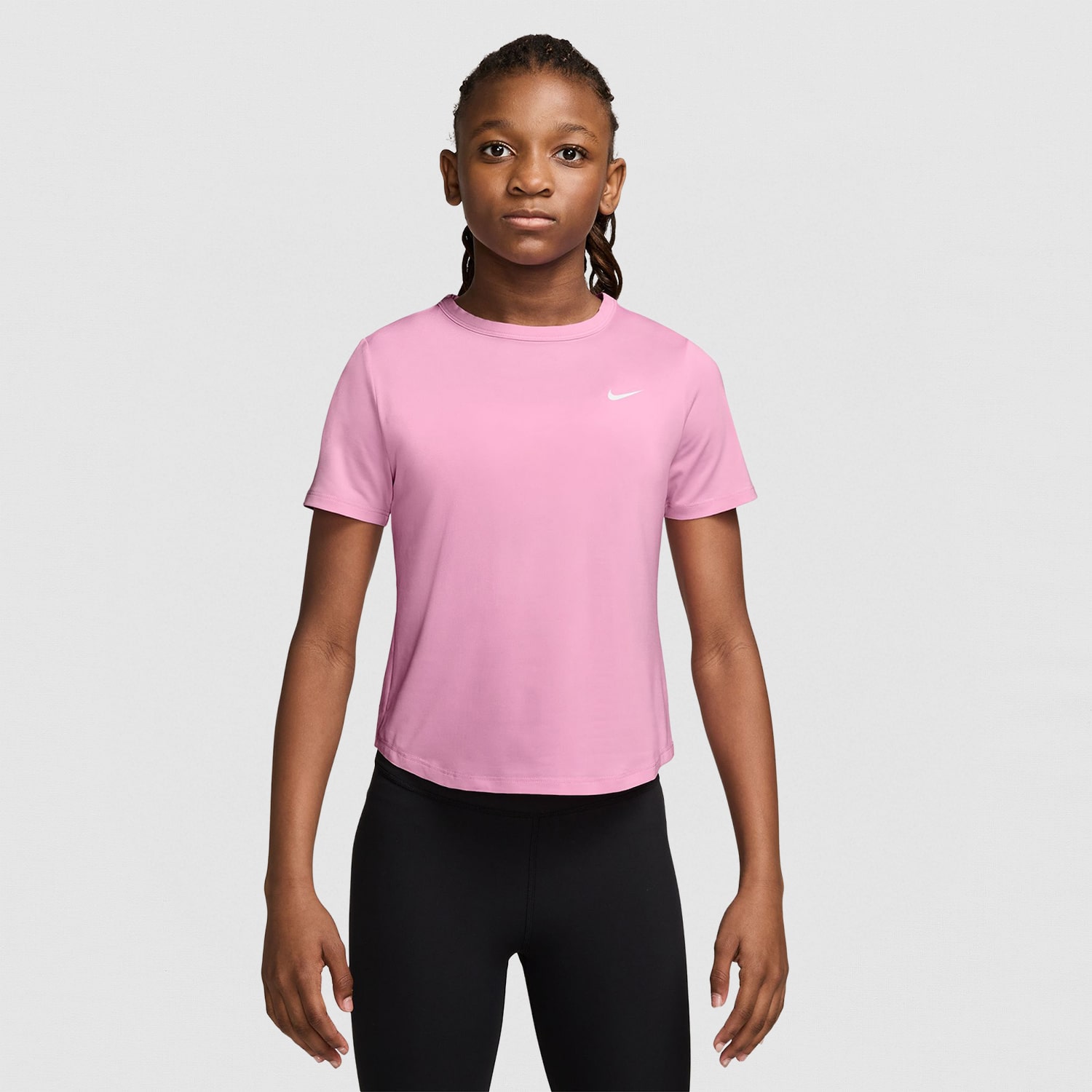 Nike Big Kid Girls Crew Neck Long Sleeve Active T-Shirt
