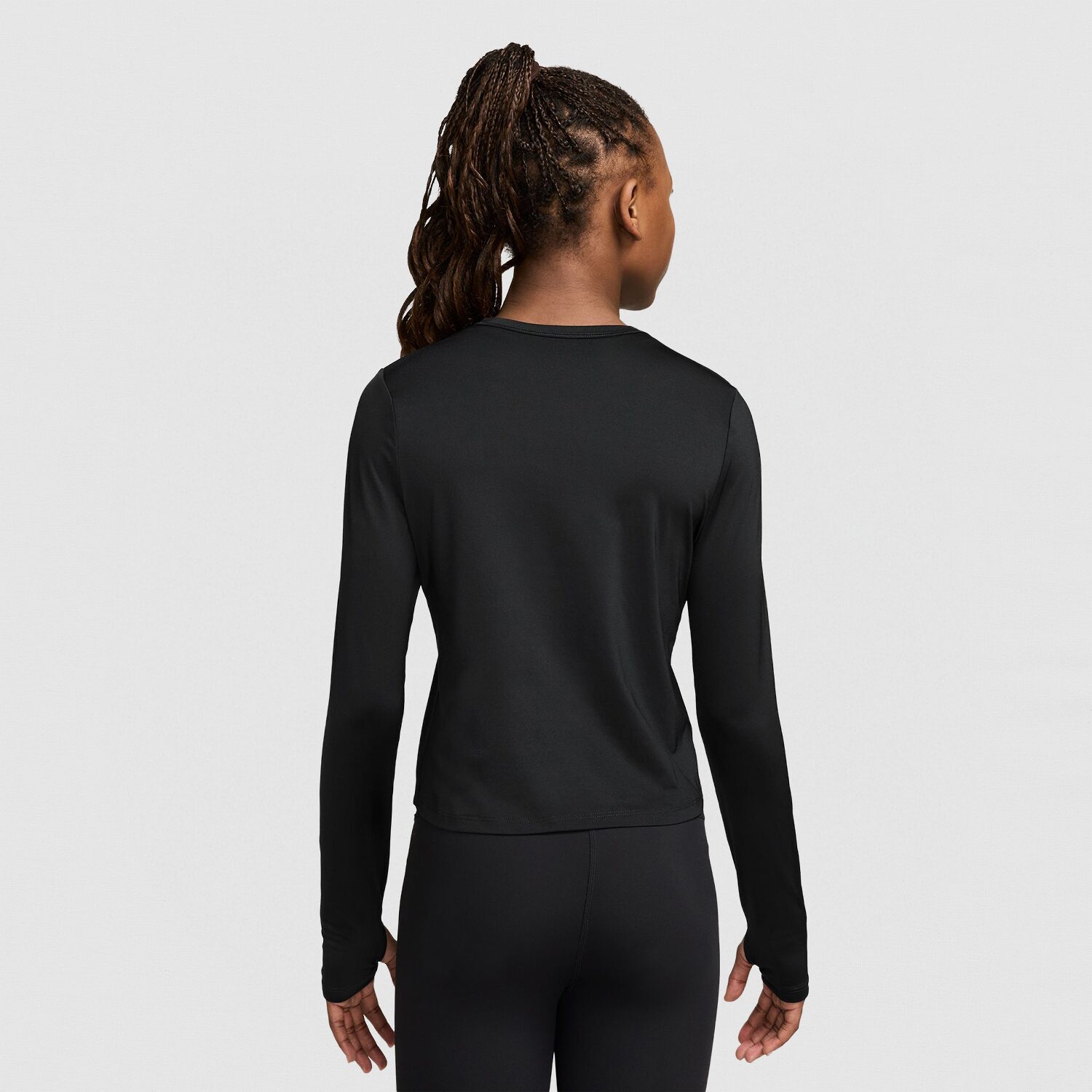 Nike Big Kid Girls Crew Neck Long Sleeve Active T-Shirt