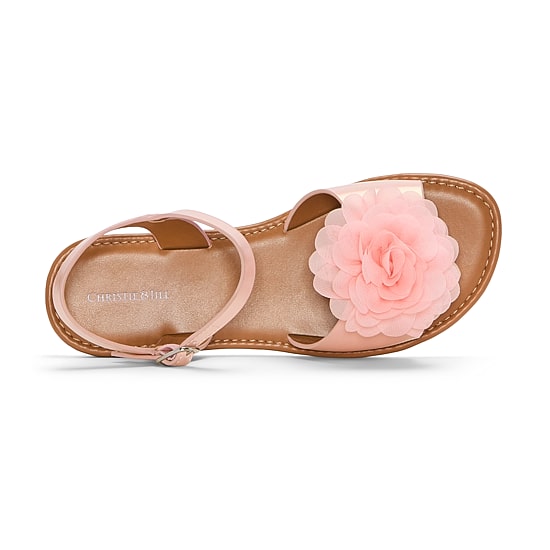 Christie & Jill Fiona Little & Big Kid Girls Ankle Strap Flat Sandals