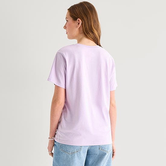 Grayson Threads, The Label Womens Juniors Crew Neck Short Sleeve Loose Fit Kuromi My Melody Graphic T-Shirt