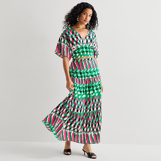 Bold Elements Womens High Waist Skirt