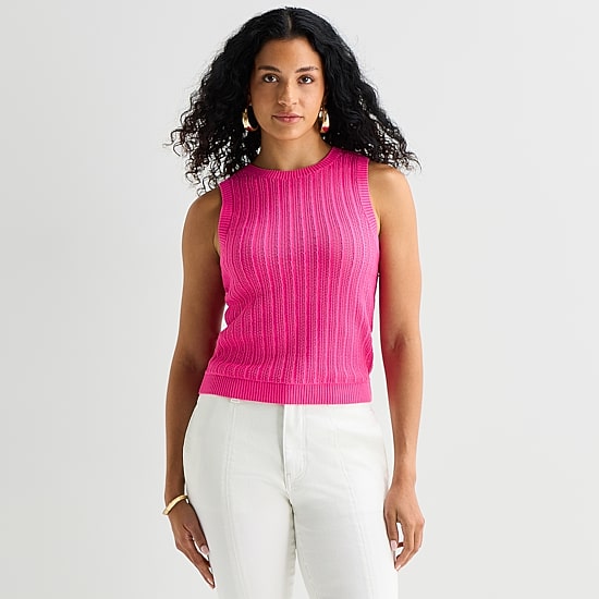 Bold Elements Womens Sleeveless Mock Neck Top