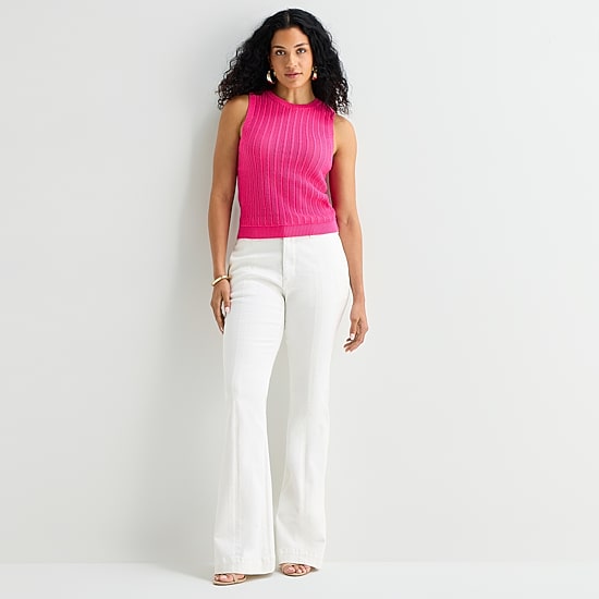 Bold Elements Womens Sleeveless Mock Neck Top
