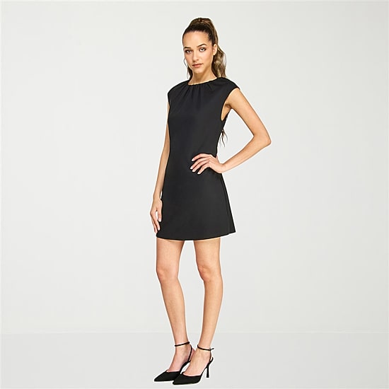 belle vie Womens Scoop Neck Sleeveless Sheath Dress