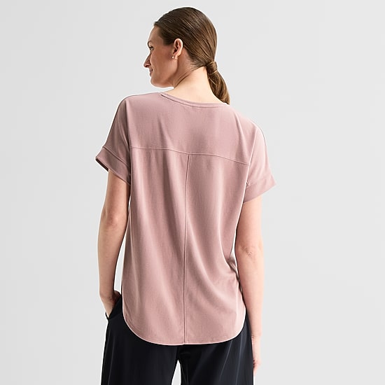 Stylus Womens Crew Neck Short Sleeve T-Shirt