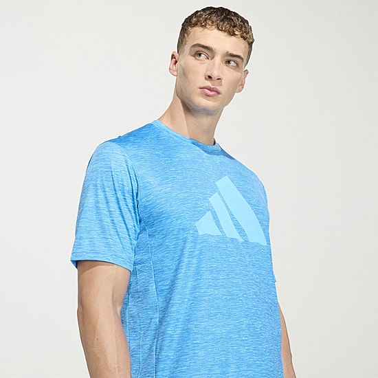 adidas Essentials Brandlove Mens Crew Neck Short Sleeve Active T-Shirt