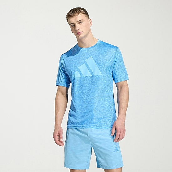 adidas Essentials Brandlove Mens Crew Neck Short Sleeve Active T-Shirt