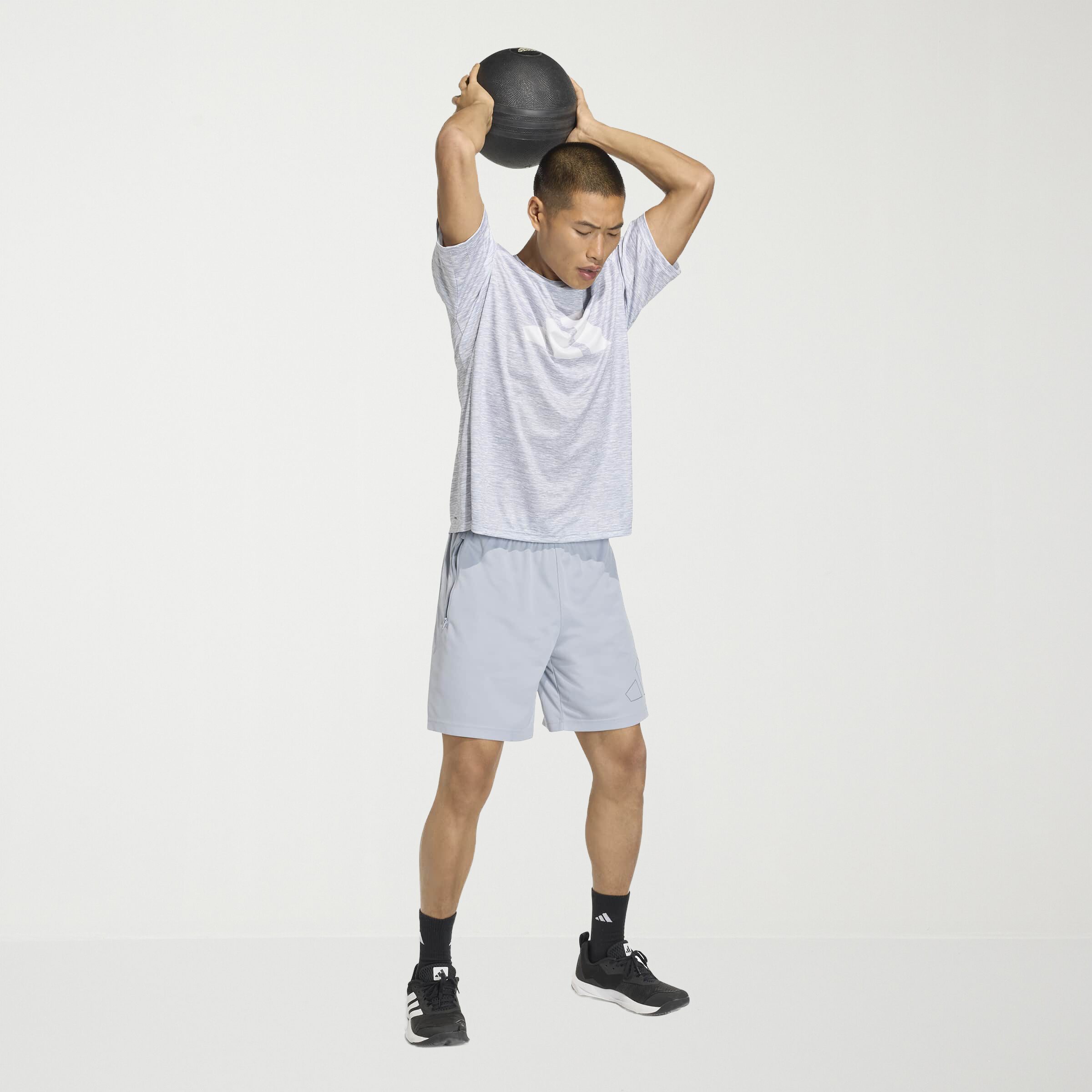 adidas Essentials Brandlove Mens Crew Neck Short Sleeve Active T-Shirt