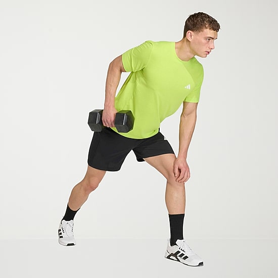 adidas Essentials Brandlove Mens Crew Neck Short Sleeve Active T-Shirt