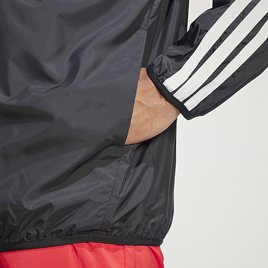 adidas 3 Stripe Mens Lightweight Windbreaker