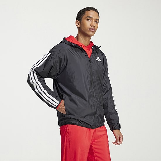 adidas 3 Stripe Mens Lightweight Windbreaker