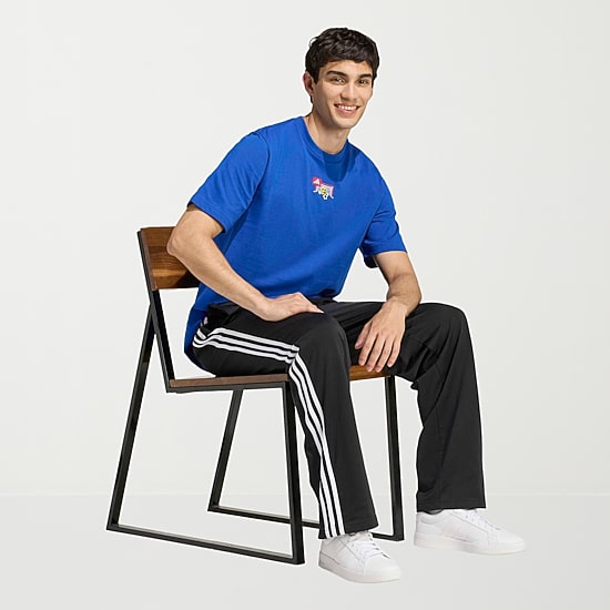 adidas Mens Crew Neck Short Sleeve Active T-Shirt