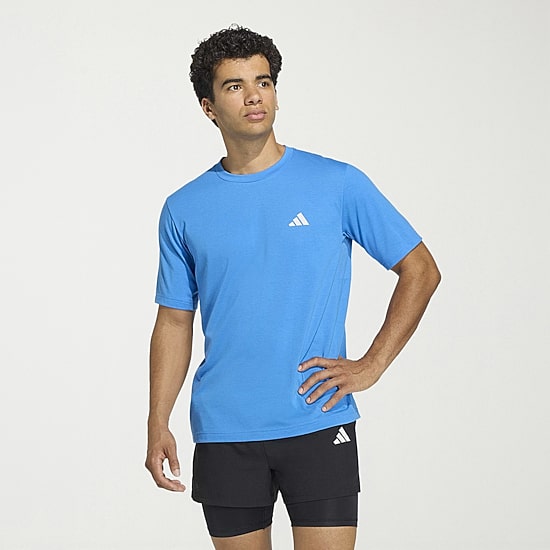 adidas Mens Crew Neck Short Sleeve Active T-Shirt