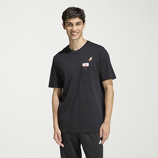 adidas Mens Crew Neck Short Sleeve Active T-Shirt
