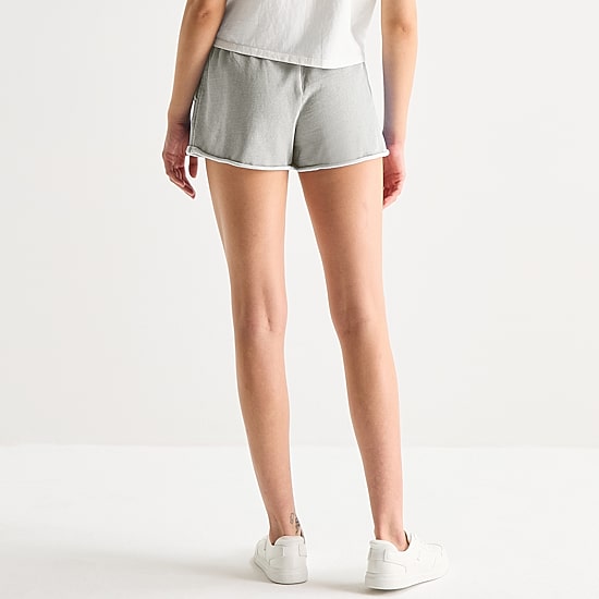 Arizona Juniors Womens Mid Rise Juniors Jogger Short