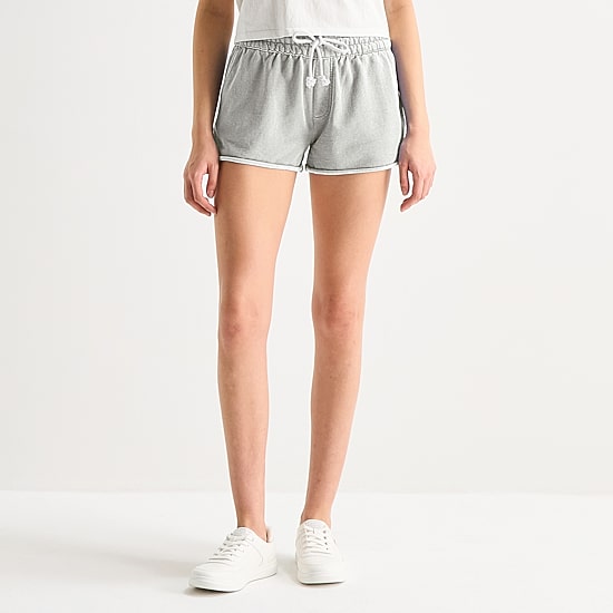 Arizona Juniors Womens Mid Rise Juniors Jogger Short