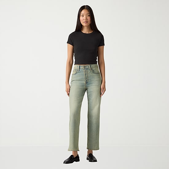 Levi's® Women's High Rise Ribcage Straight Ankle Jeans