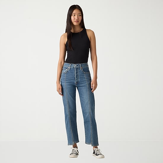 Levi's® Women's High Rise Ribcage Straight Ankle Jeans