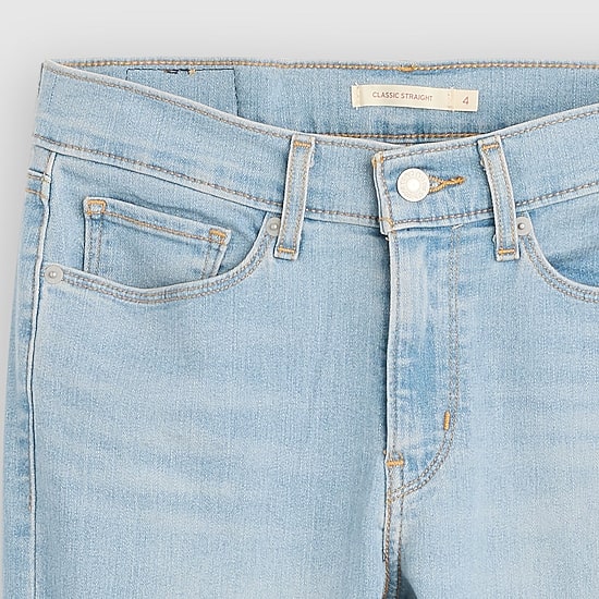 Levi's® Womens Mid Rise Classic Straight Jean