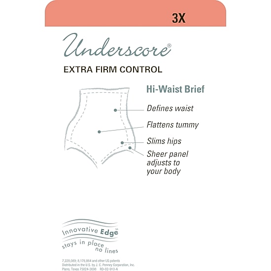 Underscore Innovative Edge® Sheer High-Waist Control Briefs
