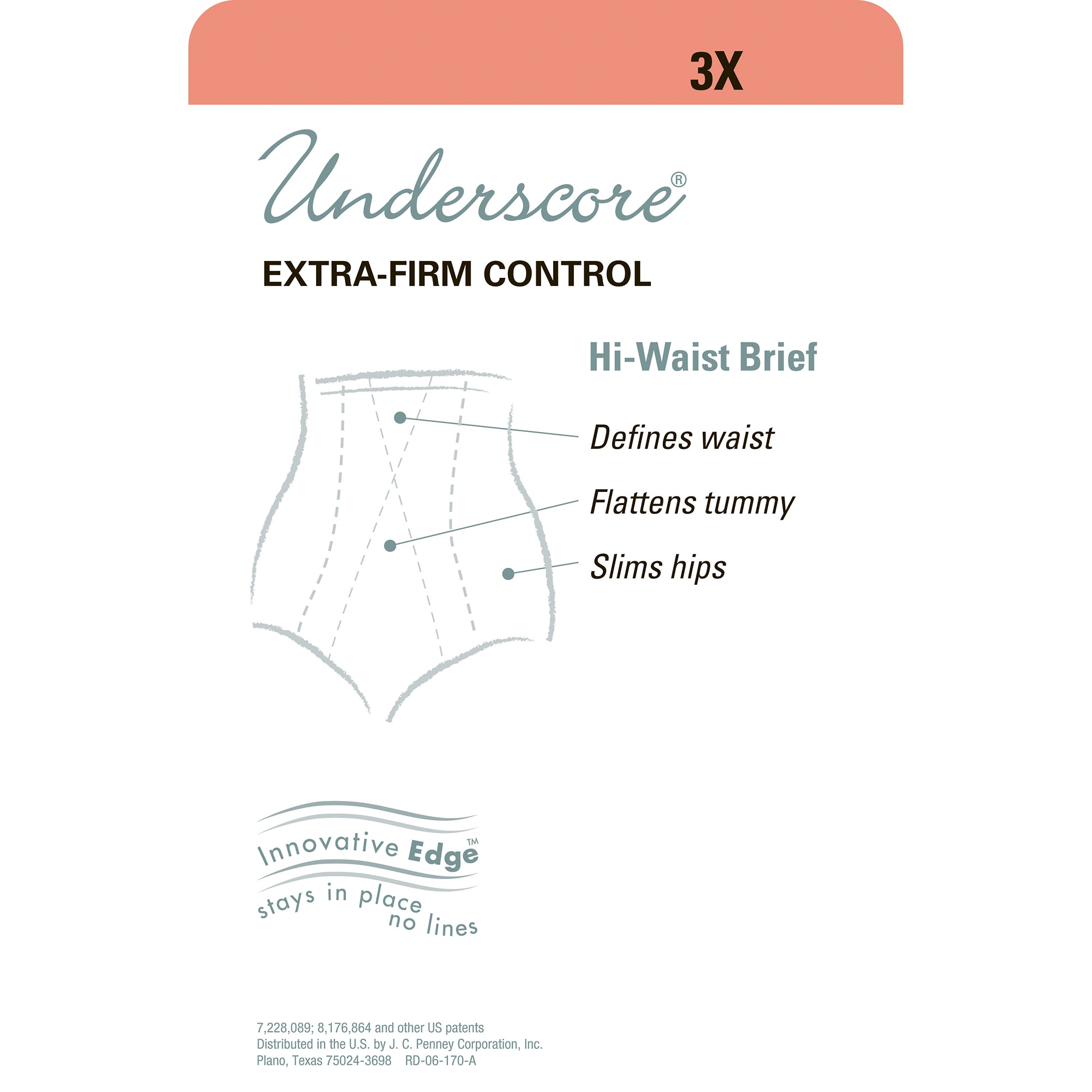 Underscore Innovative Edge® High-Waist Control Briefs