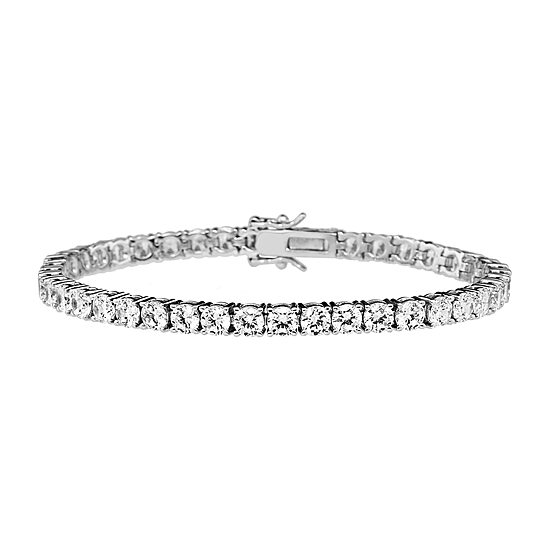 DiamonArt® 11.34 CT. T.W. Cubic Zirconia Sterling Silver Bracelet