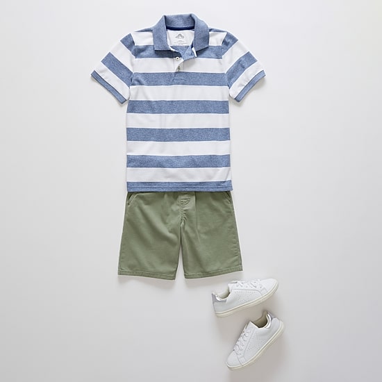 Thereabouts Pull-On Little & Big Kid Boys Stretch Fabric Adjustable Waist Jogger Short