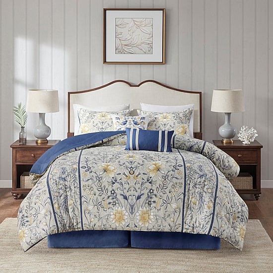 Harbor House Livia 6-pc. Floral Midweight Comforter Set