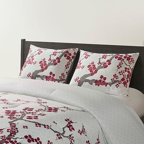 N Natori Cherry Blossom 3pc Comforter Mini Set