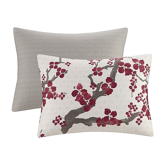N Natori Cherry Blossom 3pc Comforter Mini Set