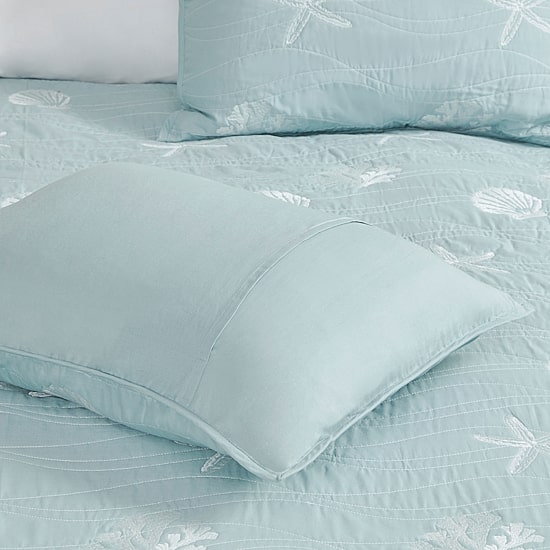 Harbor House Seaside 4-pc. Embroidered Quilt Set