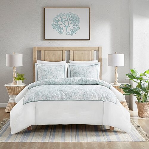 Harbor House Maya Bay 3-pc. Duvet Cover Set, One Size, White
