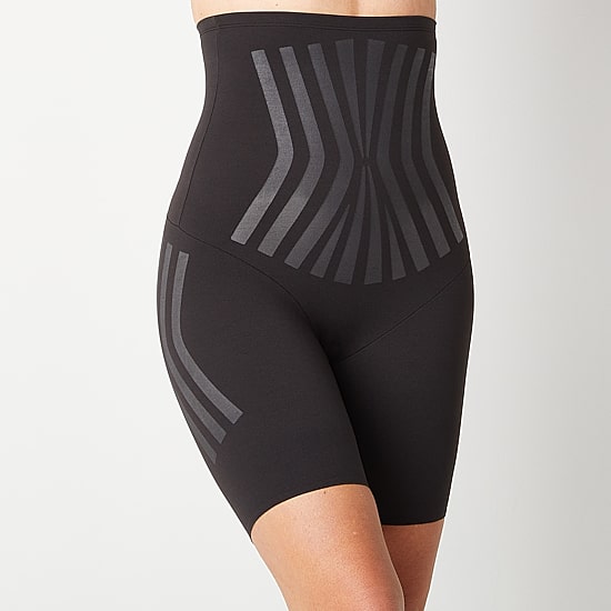Ambrielle LYCRA® FitSense™  technology Hi Waist Long Leg Thigh Slimmers
