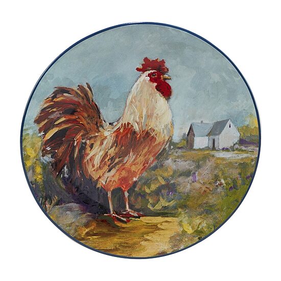 Certified International Rooster Meadow 4-pc. Earthenware Dinner Plate