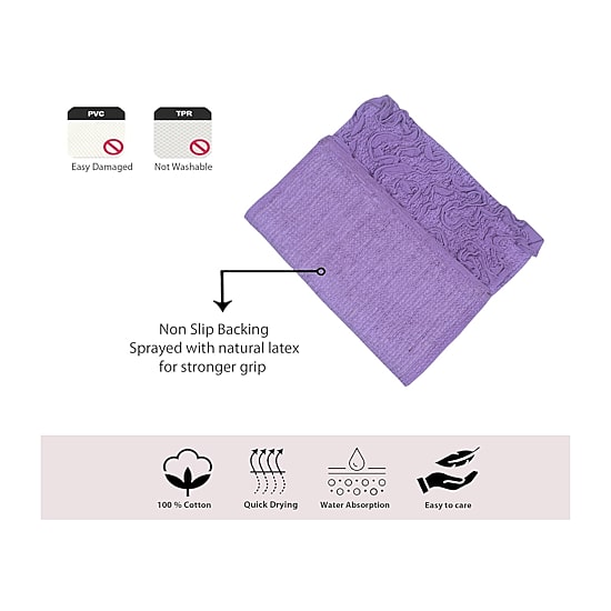 Home Weavers Inc Bellflower 4-pc. Quick Dry Bath Rug Set